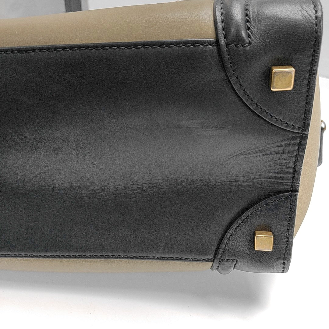 Authenticated pre-owned  LUGGAGE Mini Calfskin Multicolor - Tote Bag at Looply