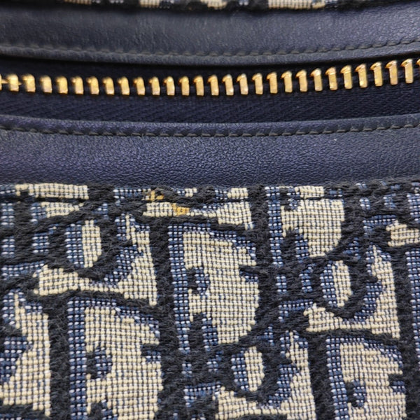 D-Journey Medium Oblique Canvas Blue
