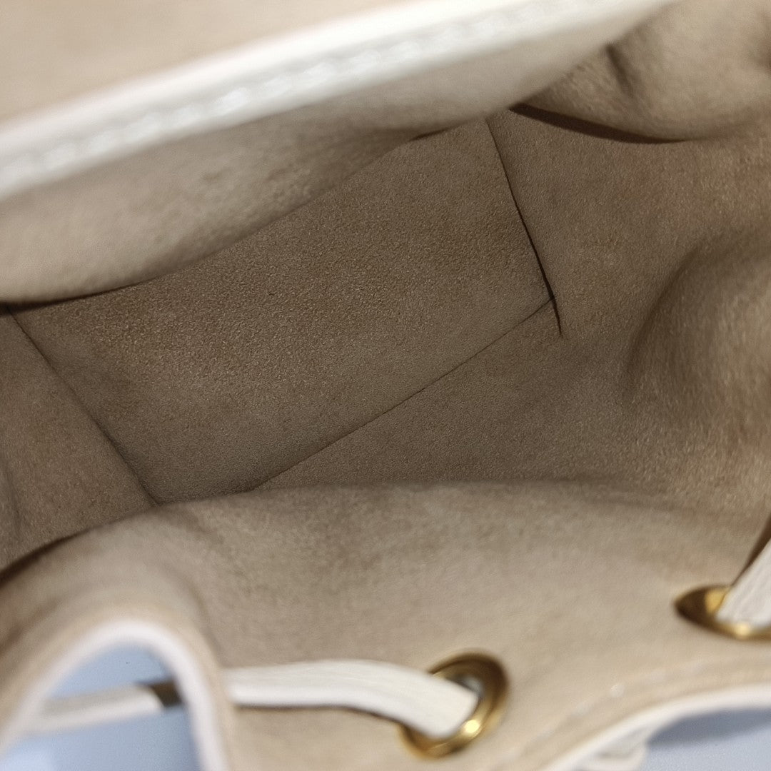 NOÉ Mini Monogram Calfskin Beige