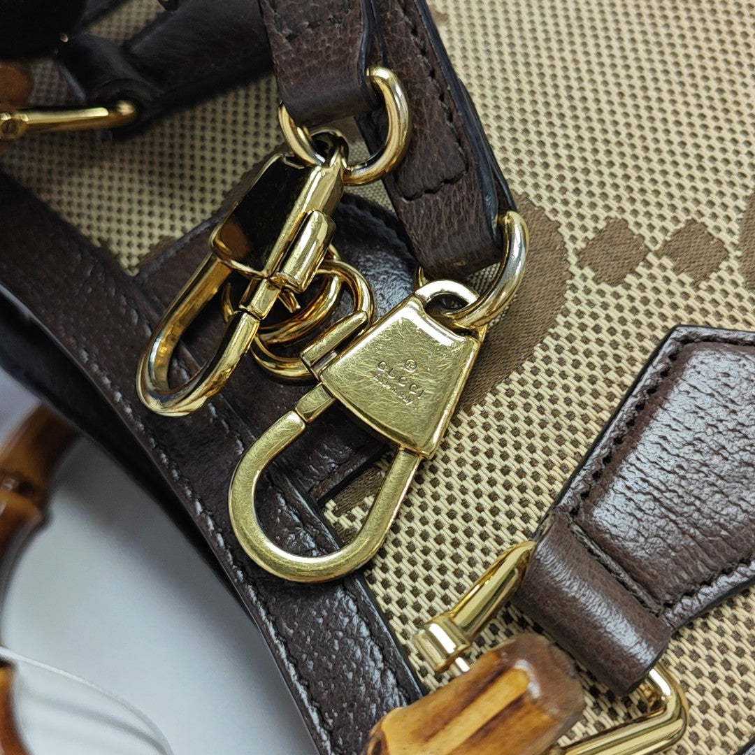Diana Mini Monogram Canvas Beige
