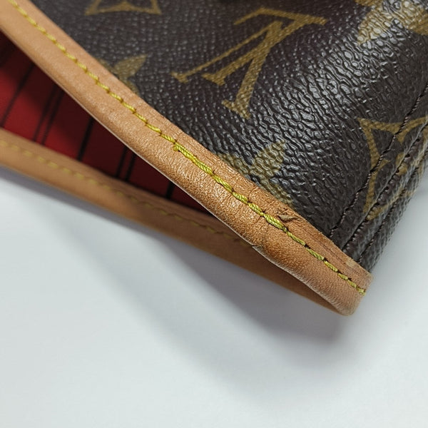 NEVERFULL MM Lona Monogram Revestida Marrón