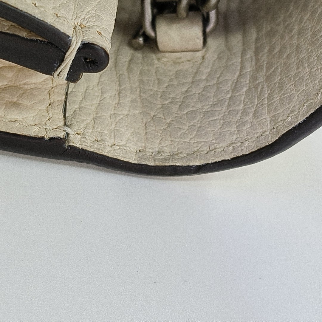 Dionysus Super Mini Calfskin White