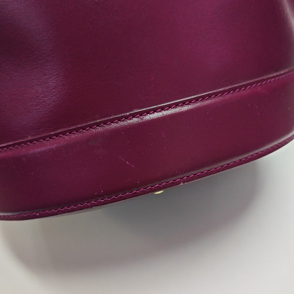 Calfskin Bucket Bag Red