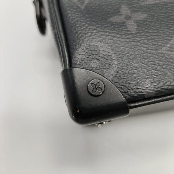 SOFT TRUNK Mini Monogram Coated Canvas Black