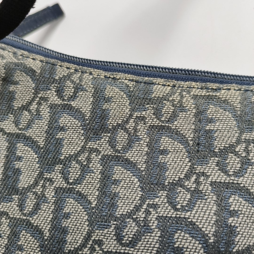 Vintage Trotter Oblique Canvas Blue