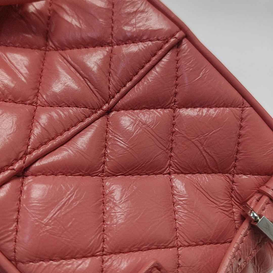 AQUARIUM Quilted Calfskin Red