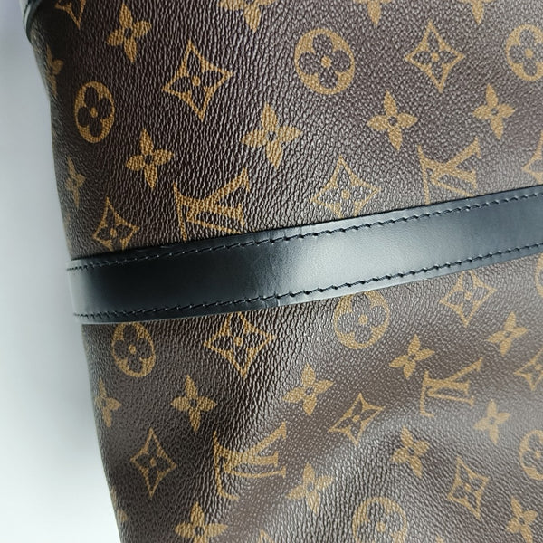 KEEPALL 45 Monogram Coated Canvas Brown