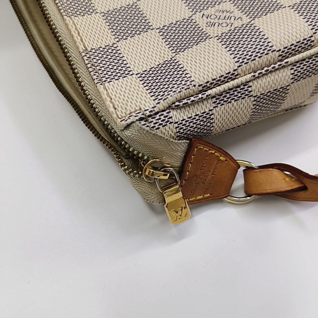 ACCESSOIRES GM Damier Azur Coated Canvas White