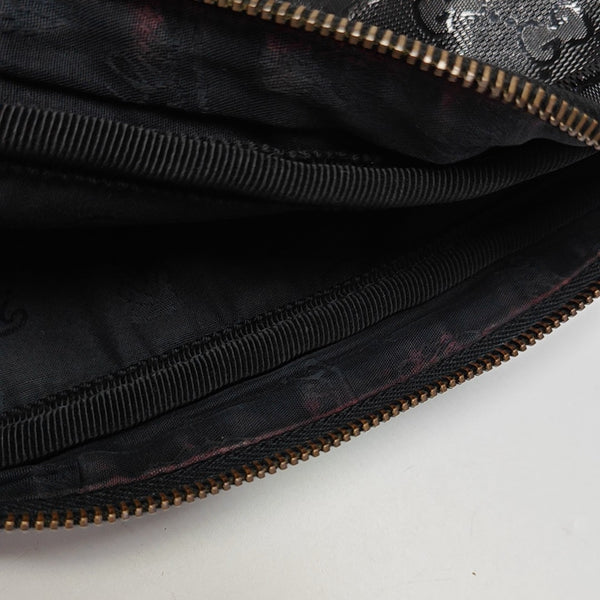 GG Imprime Messenger Monogram Coated Canvas Black