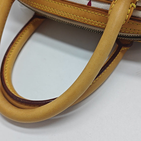 LV × TM PRISCILLA Monogram Coated Canvas White