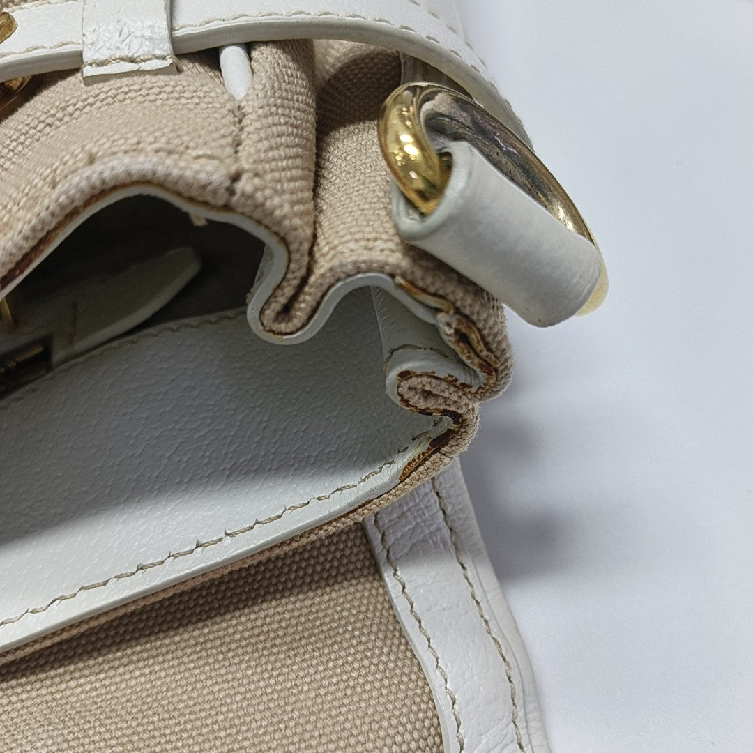 Canvas Shoulder Bag Brown