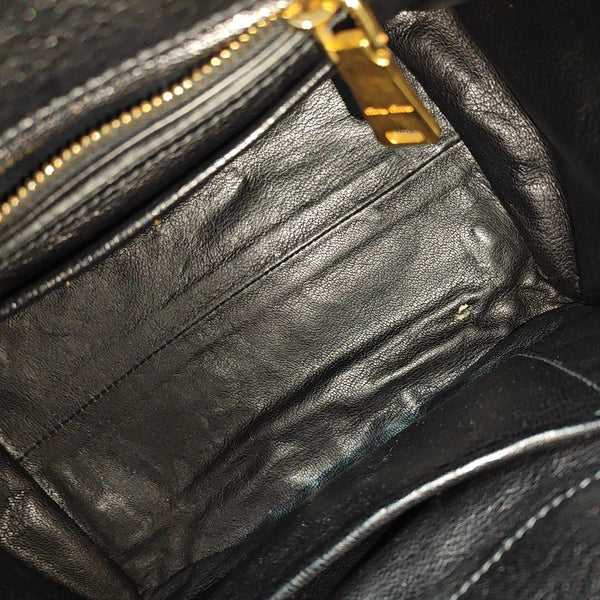 Quilted Denim Shoulder Bag Blue