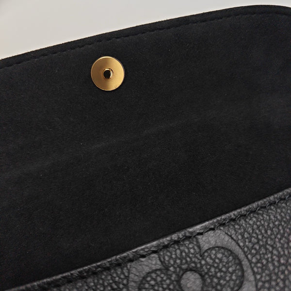 IVY Monogram Calfskin Black