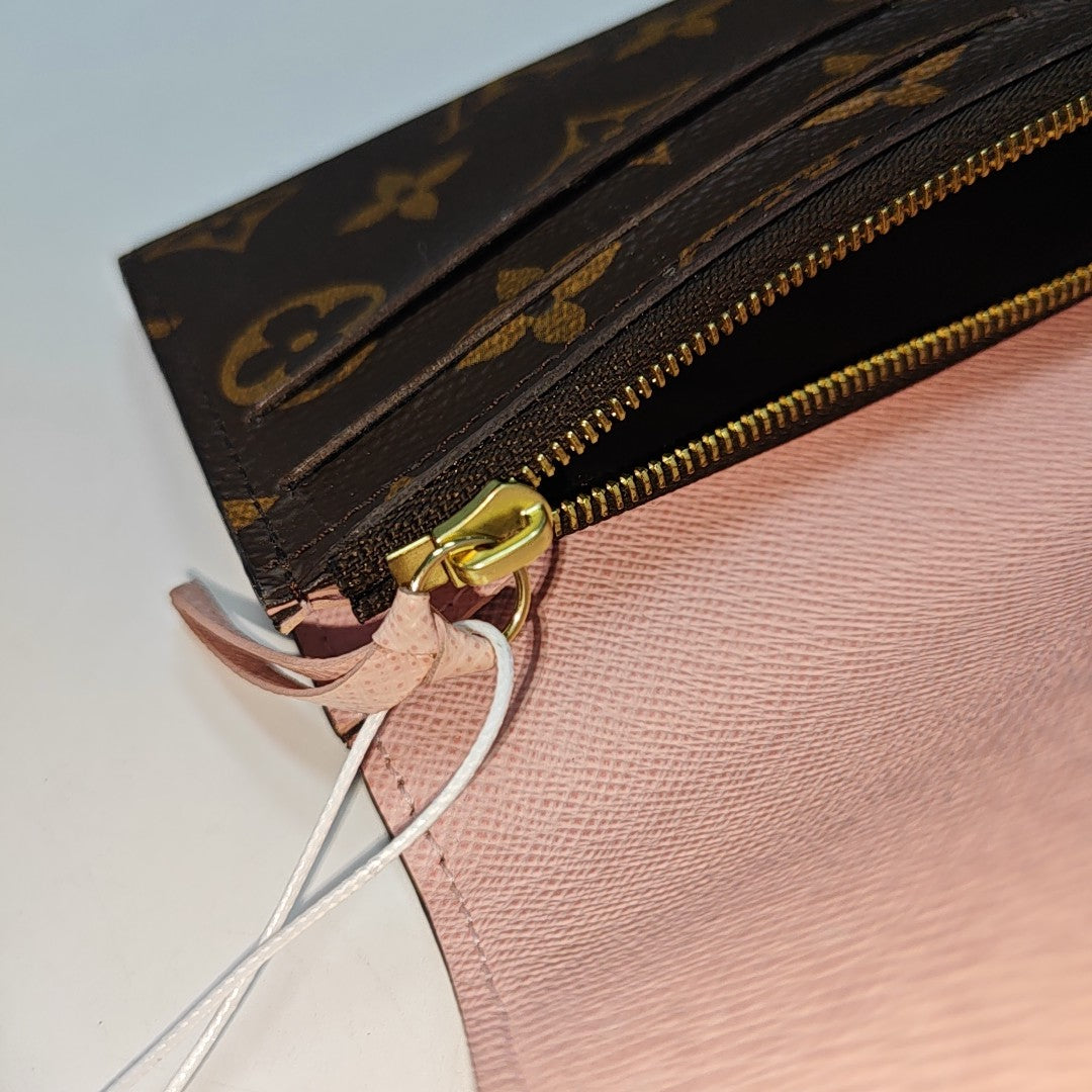 EMILIE Monogram Coated Canvas Brown