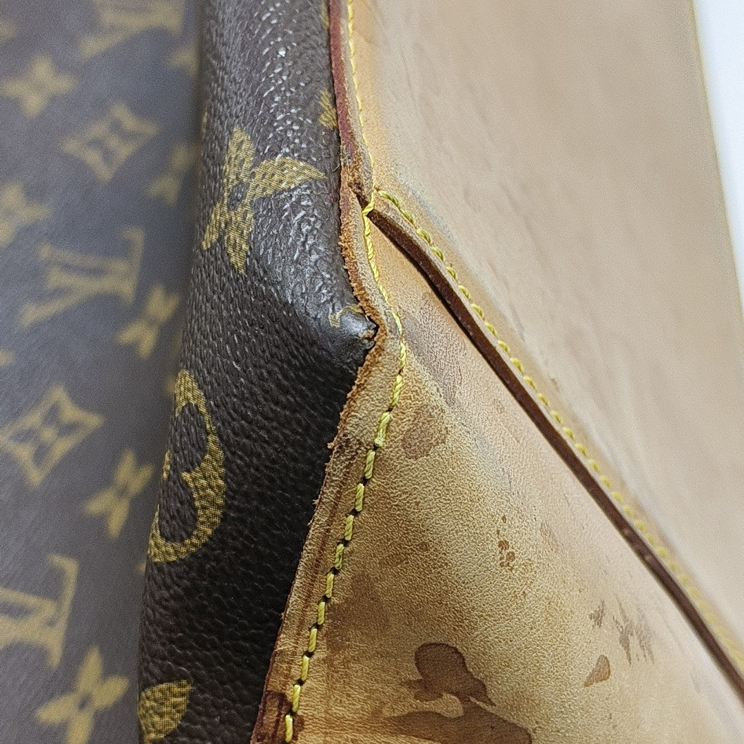 CABAS MEZZO Monogram Coated Canvas Brown