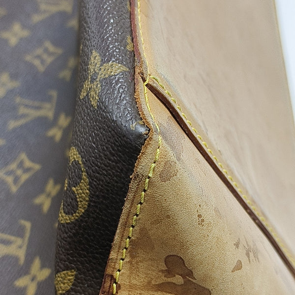 CABAS MEZZO Monogram Coated Canvas Brown
