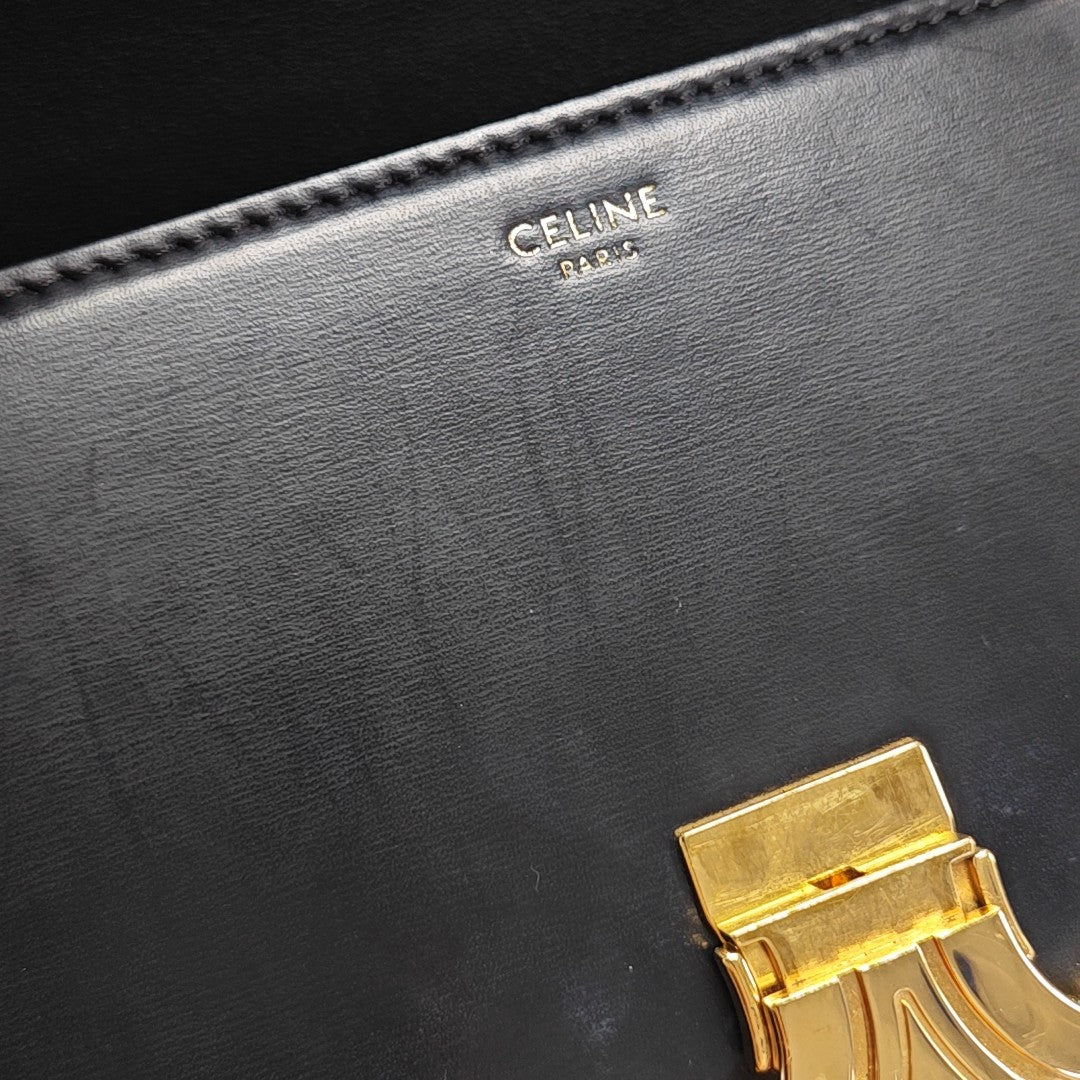 TRIOMPHE Teen Calfskin Black