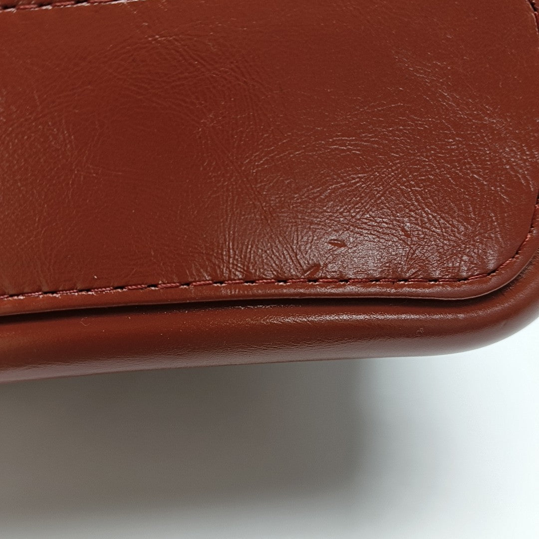 GABRIELLE Small Quilted Calfskin Red