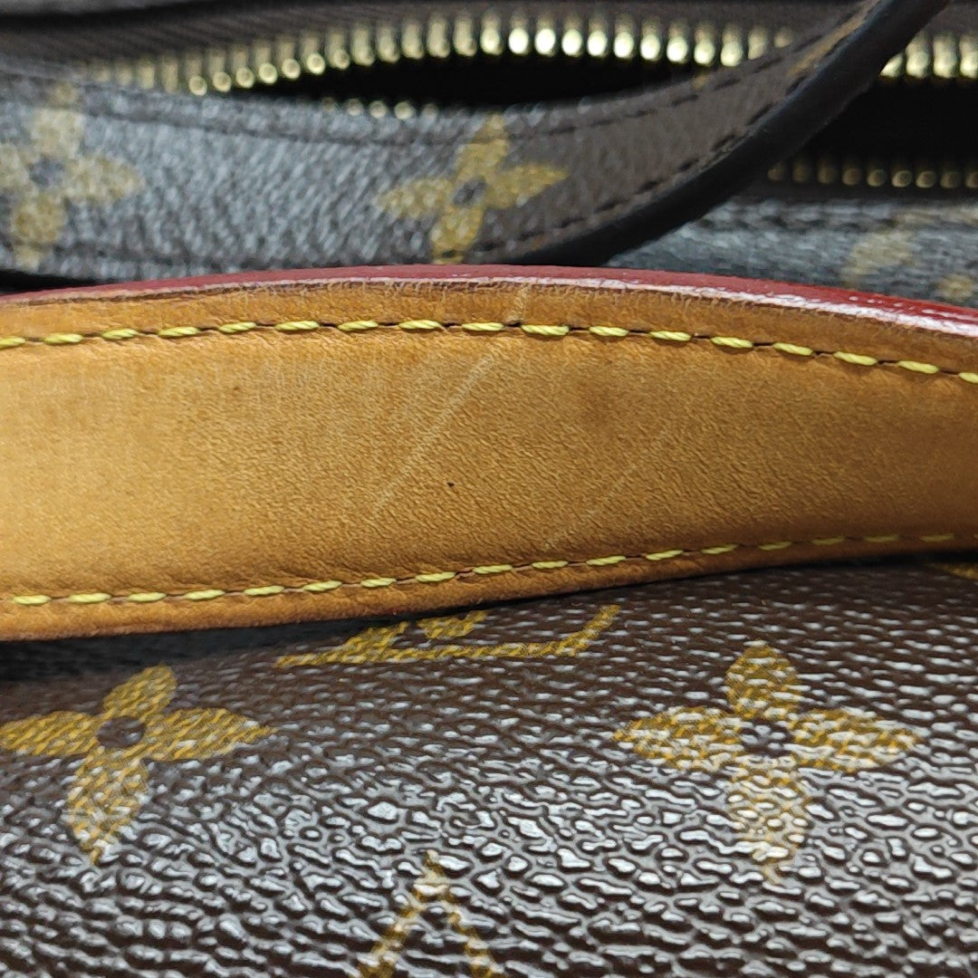MÉTIS MM Monogram Coated Canvas Brown