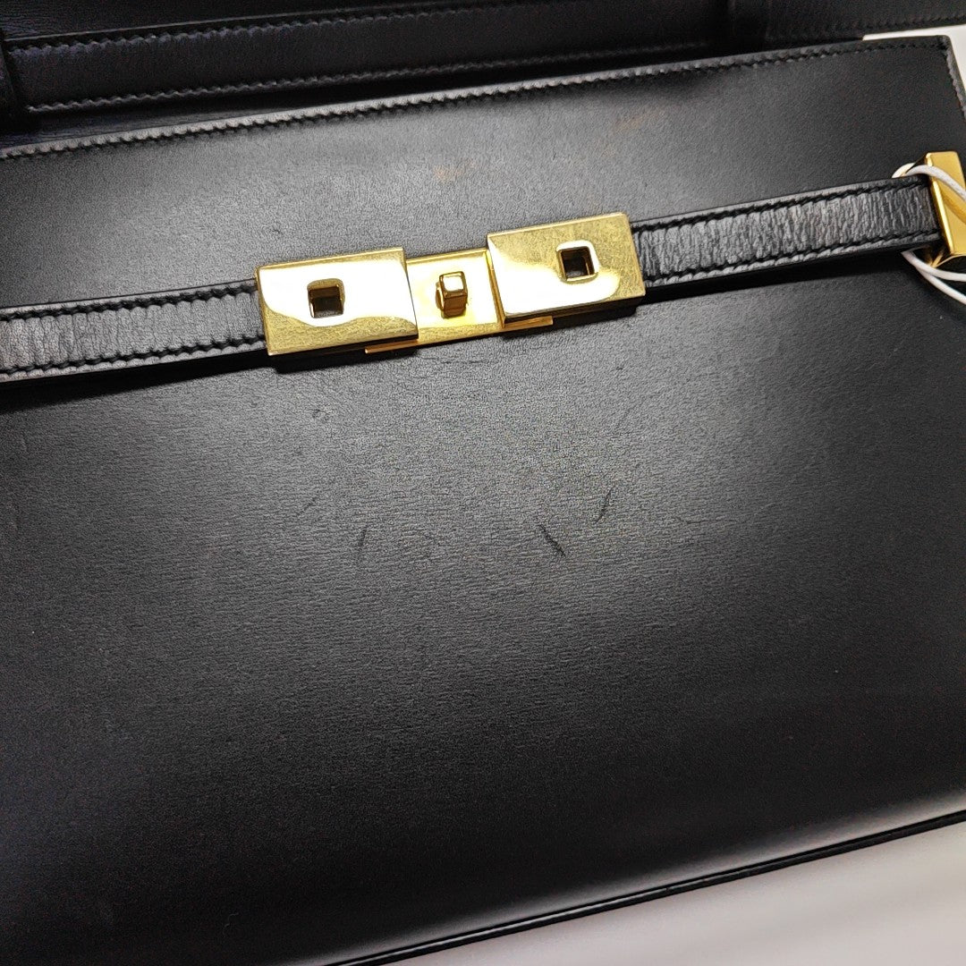 MANHATTAN Small Calfskin Black