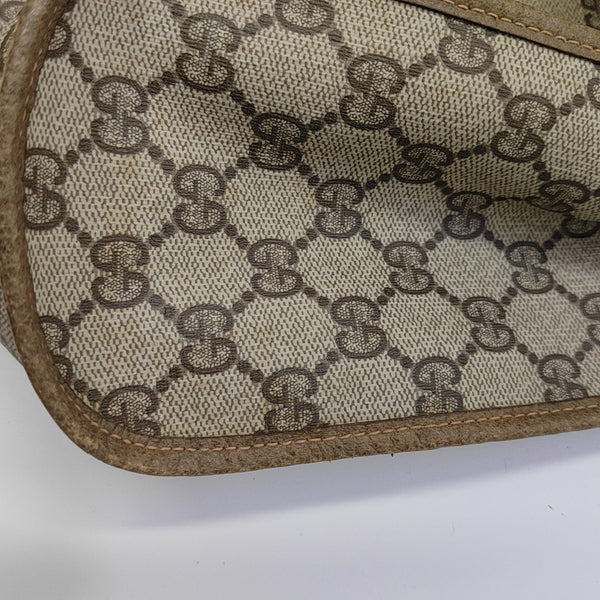 Monogram Coated Canvas Tote Bag Beige