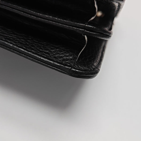 Interlocking G Small Calfskin Black