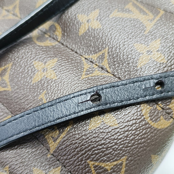 PALM SPRINGS Mini Monogram Coated Canvas Brown