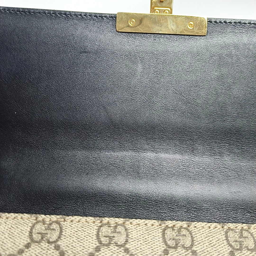 Authenticated pre-owned  Padlock Medium Monogram Coated Canvas Multicolor - Shoulder Bag at Looply