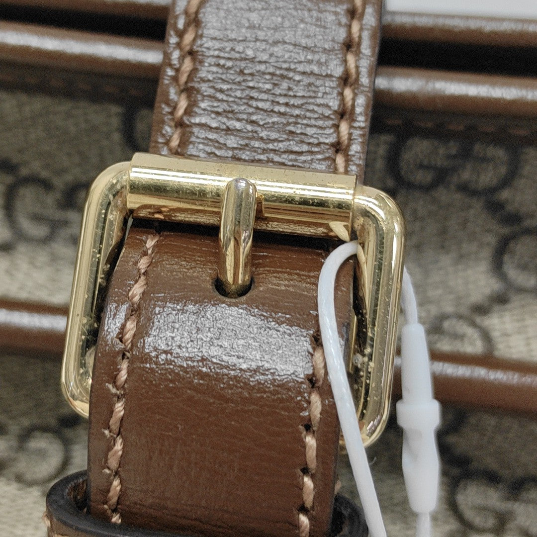 Retro Mini Monogram Coated Canvas Beige
