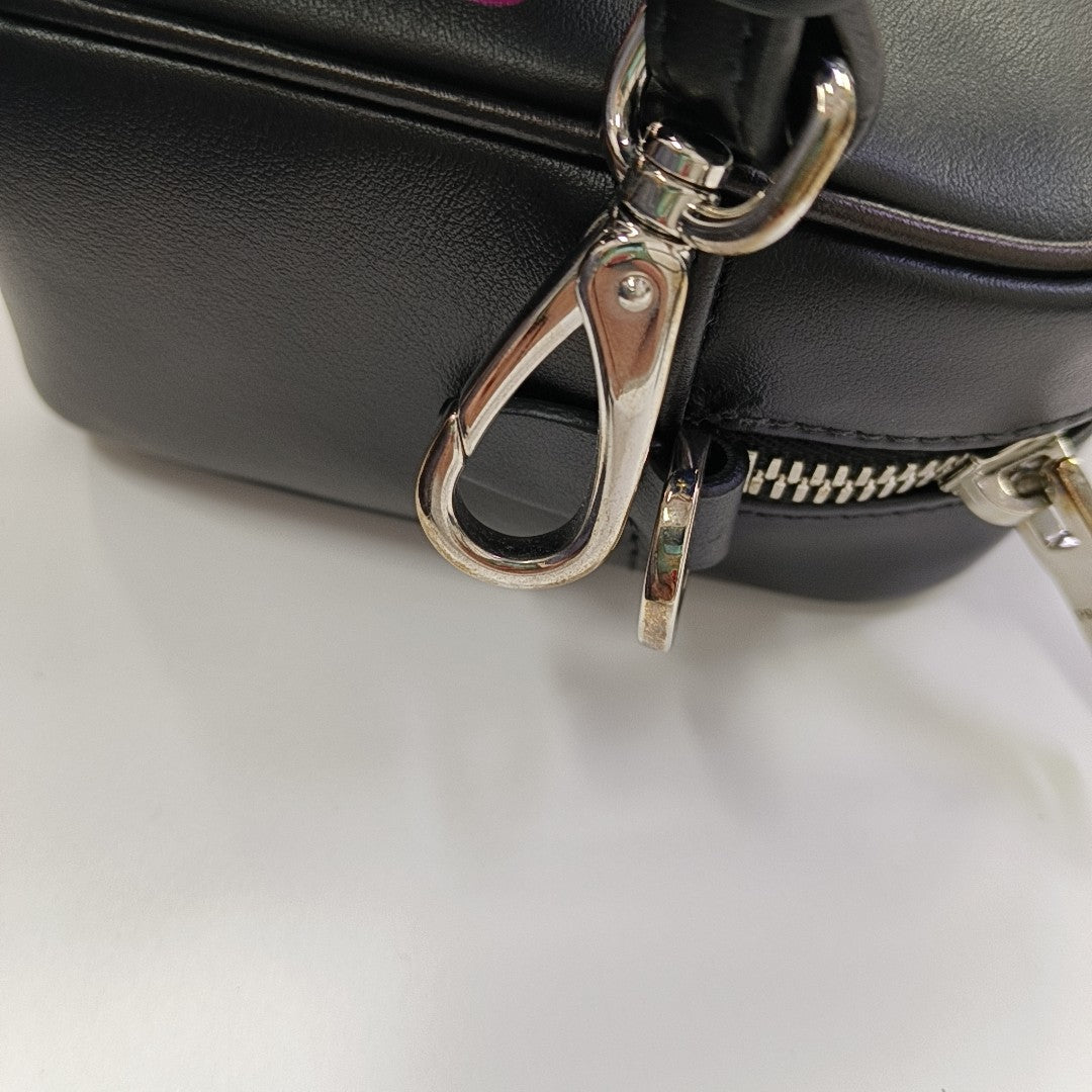Calfskin Shoulder Bag Black
