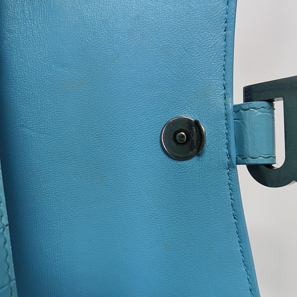 Hourglass XS Calfskin Blue