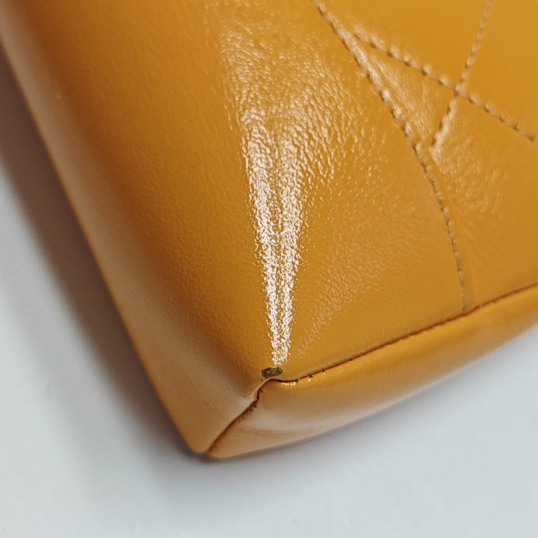 CHANEL 31 Nano Quilted Calfskin Yellow