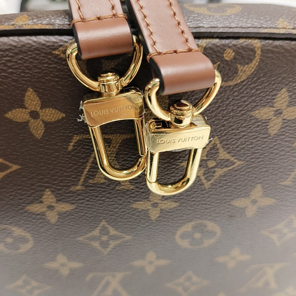 NÉONOÉ MM Monogram Coated Canvas Brown