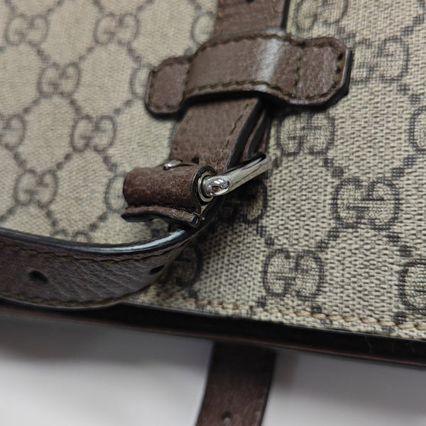Monogram Coated Canvas Tote Bag Beige