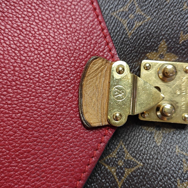 PALLAS BB Monogram Coated Canvas Brown