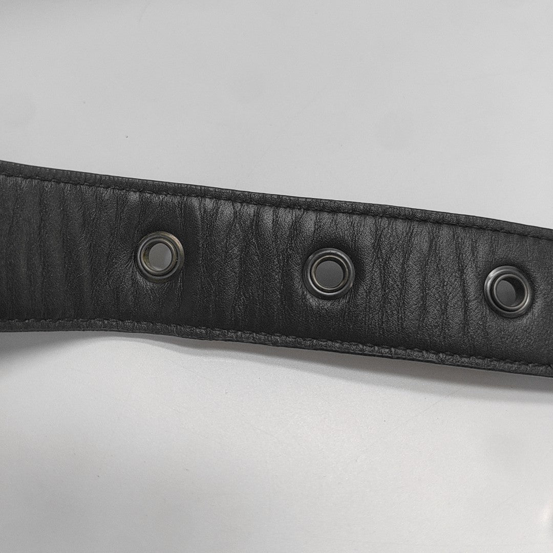 Calfskin Shoulder Bag Black