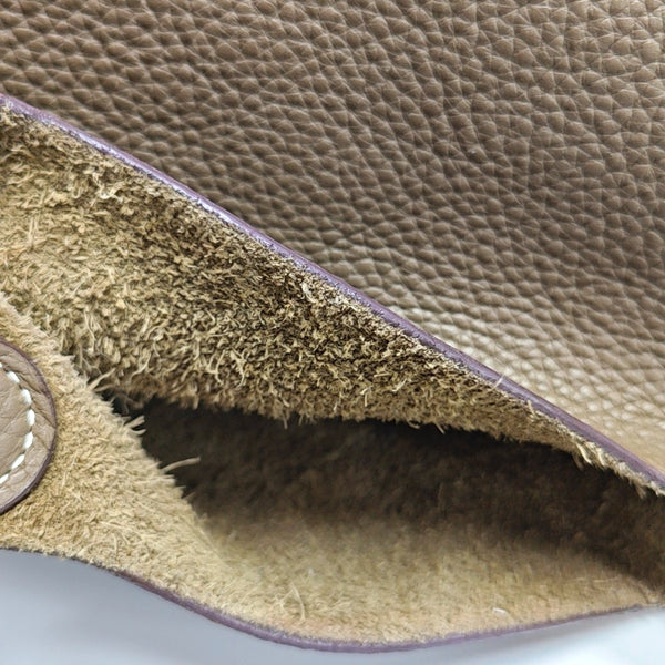 Authenticated pre-owned  Picotin Lock 18 Clemence Grey - Bucket Bag at Looply