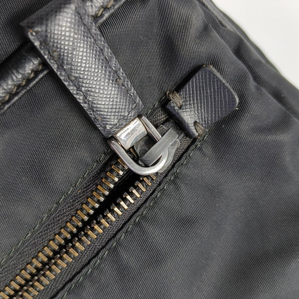 Nylon Shoulder Bag Black