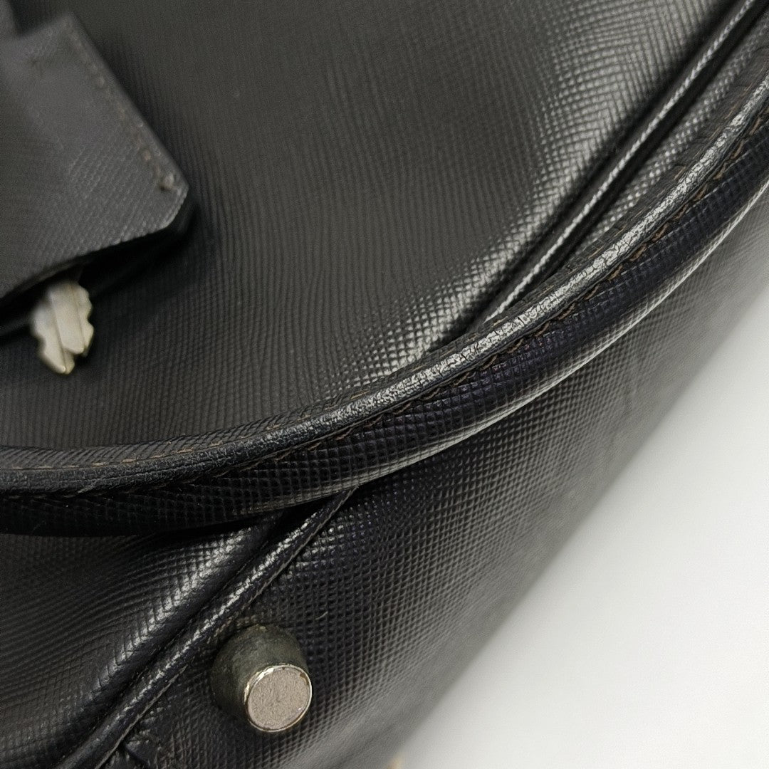Bauletto Saffiano Saffiano Calfskin Black