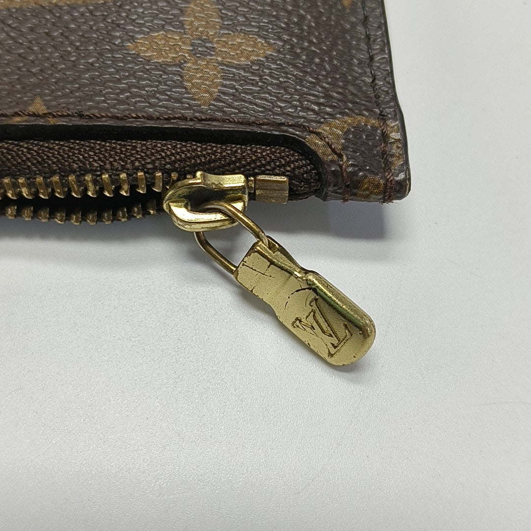 NEVERFULL GM Monogram Coated Canvas Brown