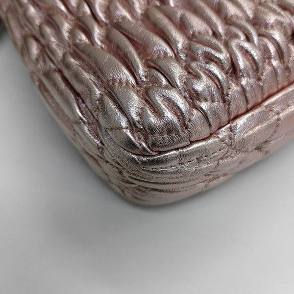 Crystal Quilted Lambskin Pink