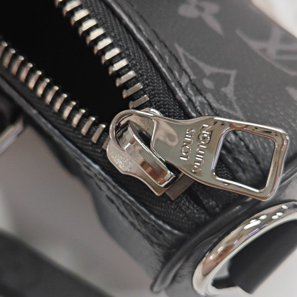 KEEPALL Mini Monogram Coated Canvas Black