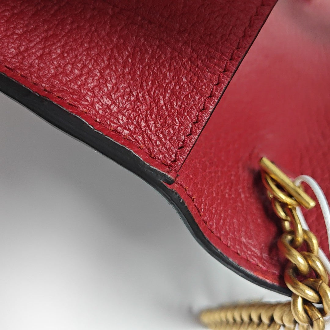 Queen Margaret Mini Monogram Coated Canvas Beige