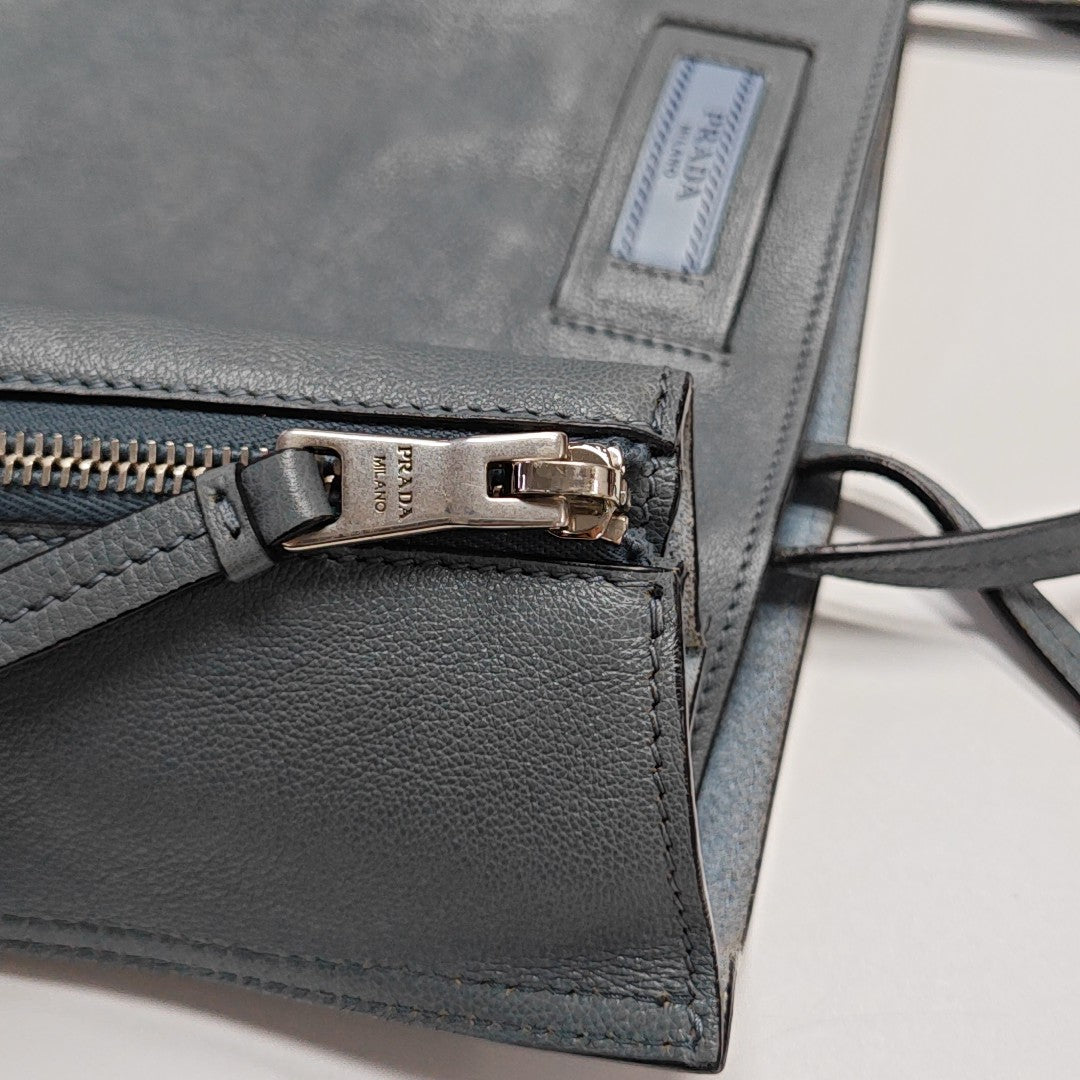 Etiquette Calfskin Blue