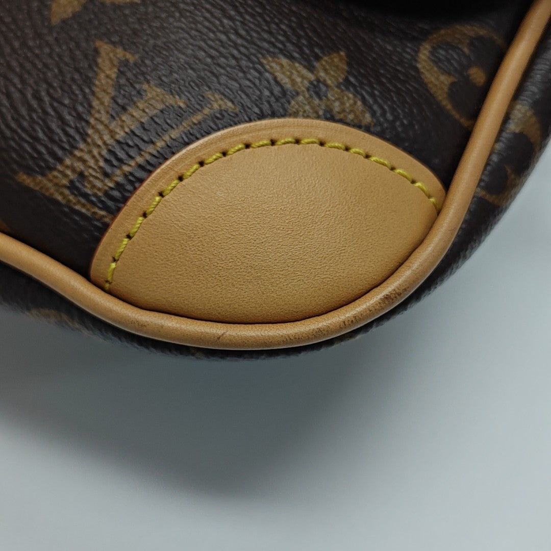 DIANE Monogram Coated Canvas Brown