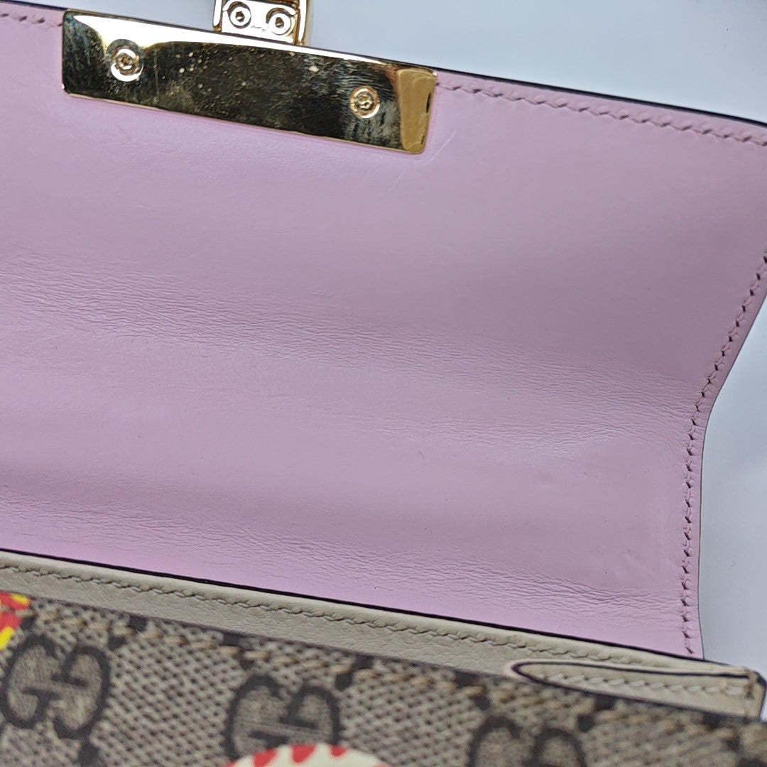 Padlock Small Monogram Coated Canvas Multicolor