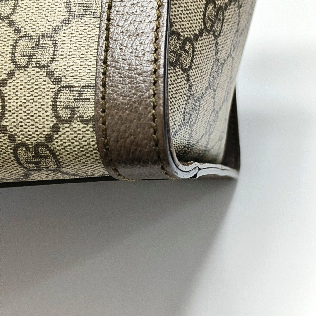 Authenticated pre-owned  Ophidia Medium Monogram Coated Canvas Beige - Tote Bag at Looply