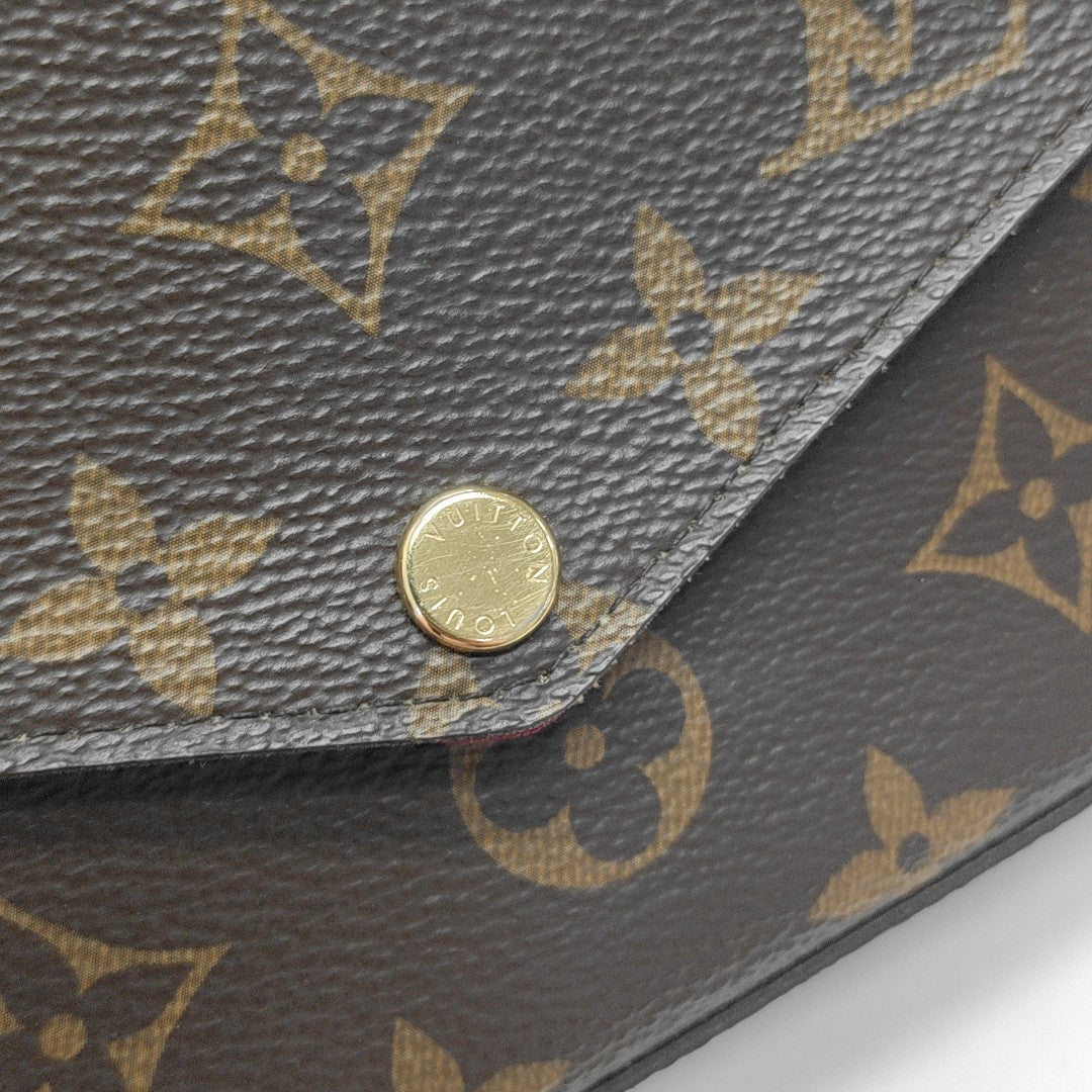 Authenticated pre-owned  FÉLICIE Monogram Coated Canvas Brown - Shoulder Bag at Looply