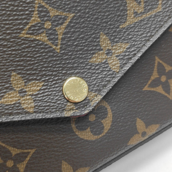 Authenticated pre-owned  FÉLICIE Monogram Coated Canvas Brown - Shoulder Bag at Looply