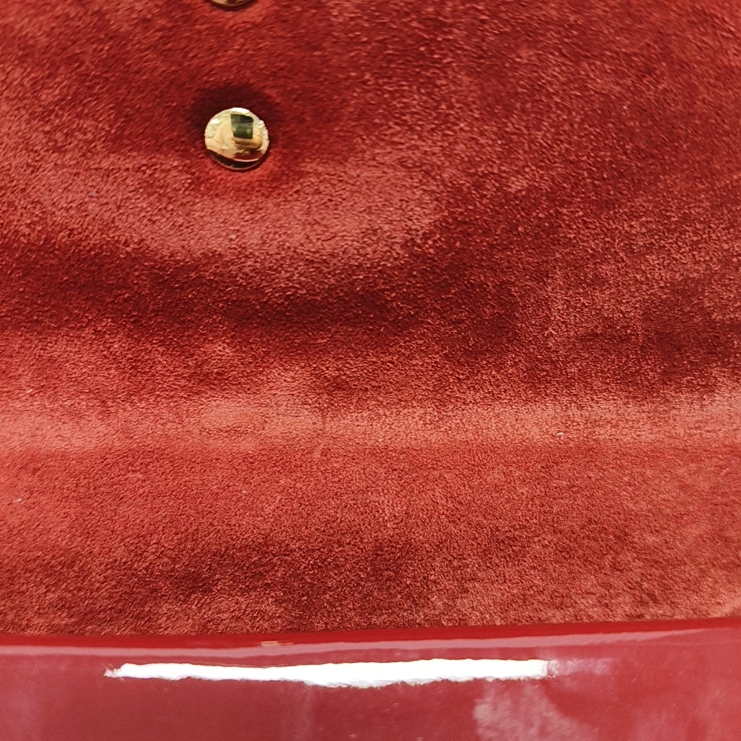 Authenticated pre-owned  Sylvie 1969 Mini Patent Leather Red - Shoulder Bag at Looply